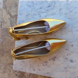 Ego Metallic Gold Wedges